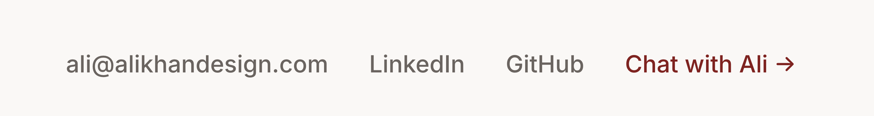 The Assistant's footer link, understated placement across every page